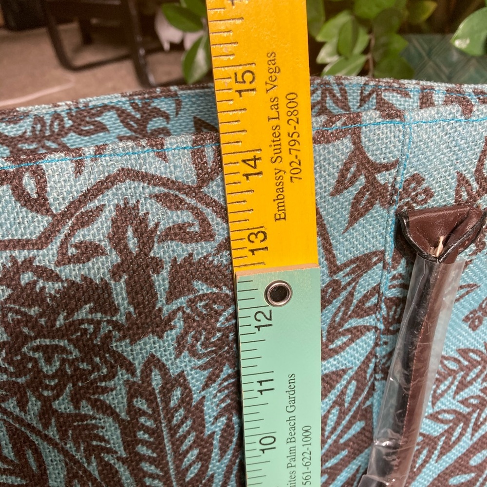 Murval Floral Jute Tote Bag - Picture 7 of 12